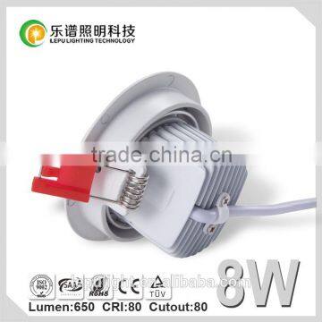 Sunset CCT Adjustable 0-100% Dimmable 8W COB LED Downlight--Dim to Warm Hot New Products for 2015 Led Downlight 8w photo-4