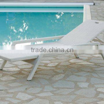 Luxury P.E Rattan Pool Sunbed - Gerneral Use Outdoor Rattan Wicker Sun Lounger photo-6