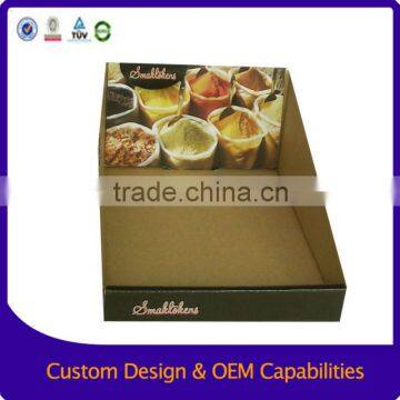 Popular Super market display box,printed display box, paper display box