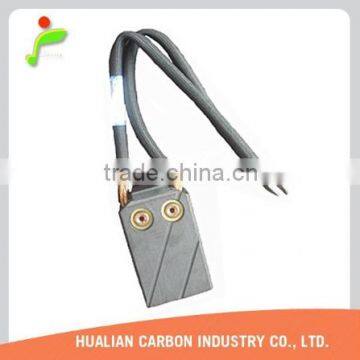 Dragline motor carbon brush