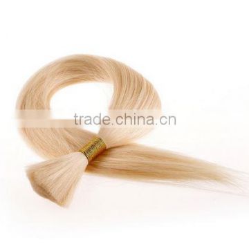 wholesale 24inch good remy blonde human hair bulk