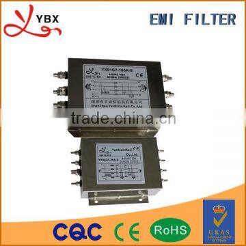 High Performance Three Phase Four Line Double Stage Emi Filter