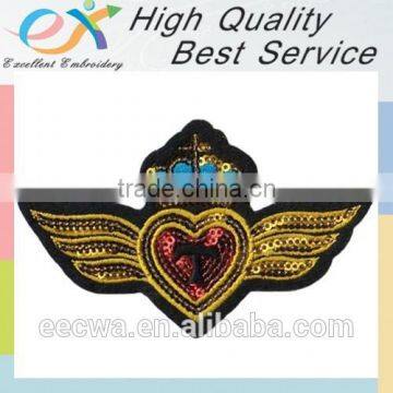 professionally custom logo sequin embroidery design