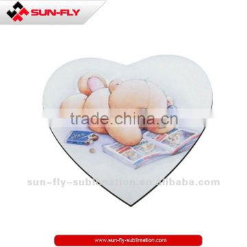 Sublimation heart mouse pads