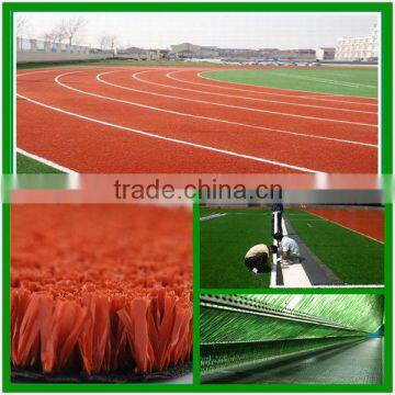 Hot sales running track/tennis artificial turf grass plastic mesh