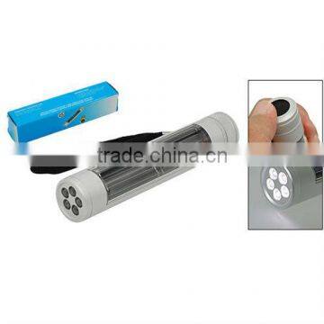 Promotional Aluminum Solar Flashlight 61014