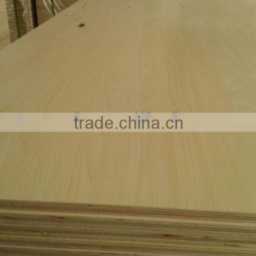 18MM E1 grade with embossment yellow marple melamine paper combi core plwood