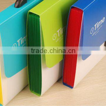 Colorful decorative multi-pocket file folder