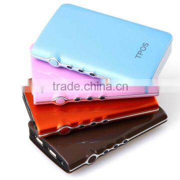 2015 trusda hot selling item promotion power bank portable rechargeable power supply for smart phone