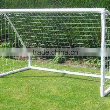 3 Strands White Polyester Net, 2.5 Inches Mesh+210D Oxford Fabric Sleeve in Whole Set of Football Net photo-2