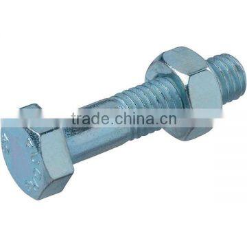 DIN601galvanized steel hexagon screw carbon steel bolt