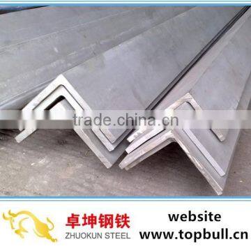 Tangshan GB/JIS/EN Standard Unequal Steel Angles Bars