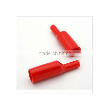 Red Alligator Clip Plastic Cover