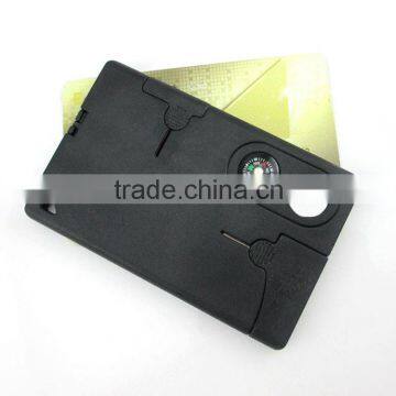 OEM 10 in 1 multi credit card knife with folding safety knife UD06004