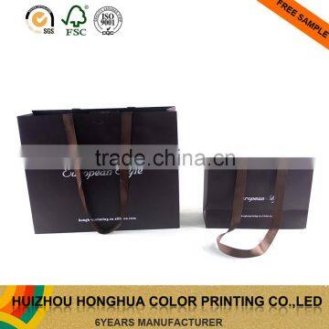 Wholesale custom design logo shopping packaging paper bags