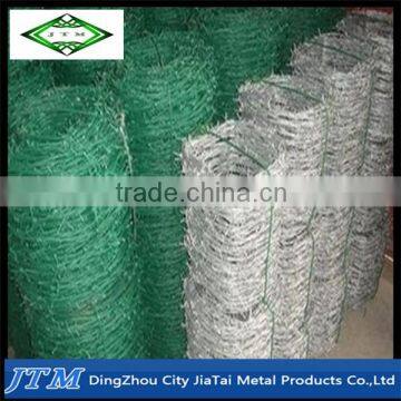 China supplier hot dipped galvanized barbed wire/PVC coated barbed wire