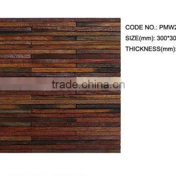 wall decoration wooden like mosaic tile background wall (PMW2)