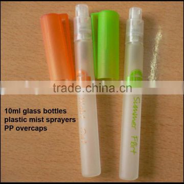 glass bottle with sprayer