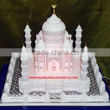 White Marble Taj Mahal