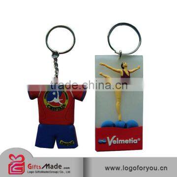 Trade Assurance Supplier 3D Rubber Custom Keyring