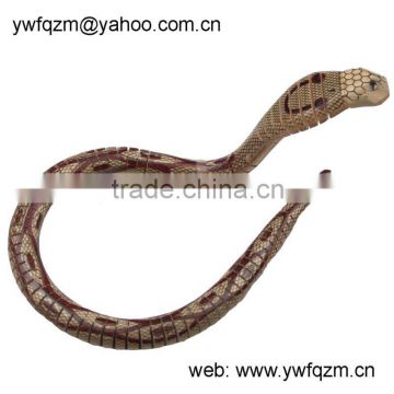 wooden crafts snake for decoration