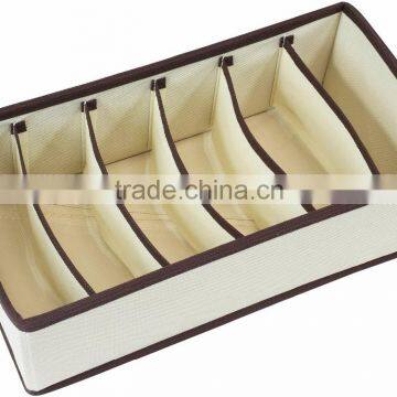 Collapsible Storage Boxes Bra Underwear Closet Organizer Drawer Divider 4 Set photo-6