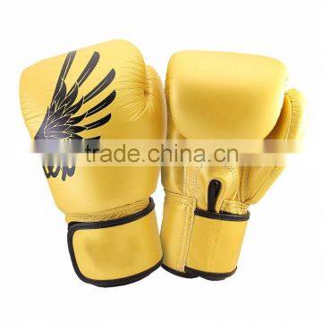 Boxing Gloves White with red & Black Patches