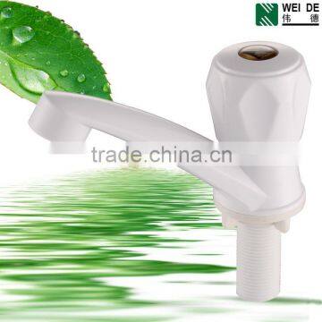 new product ABS white plastic basin faucet round handle