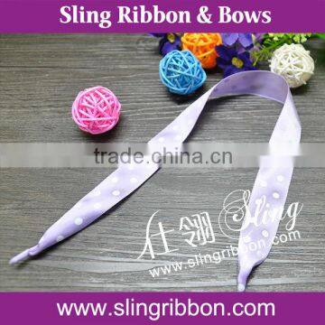 Wholesale Ribbon Handle for Promotion Bag with Plastic Blockers