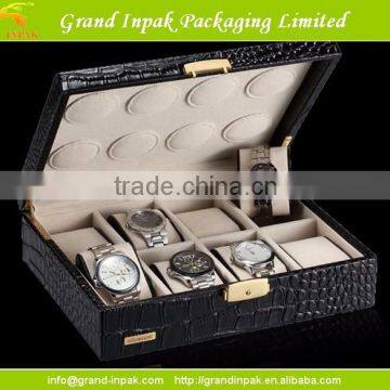 Unique luxury wooden watch storage packaging box