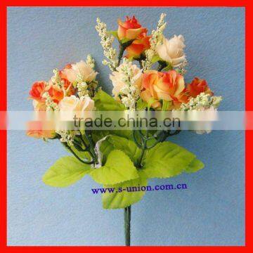 Beautiful wedding decorative artificial silk rose flower