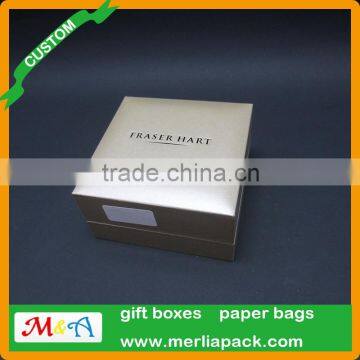 New Empty Custom Jewelry Box Ideal For Bracelets Necklaces Earring Ring Set Universal With Microfibre Pouch Boxes