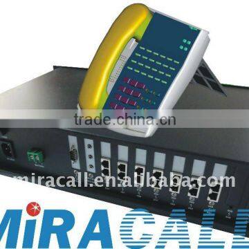 48port Telephone PBX Hybrid PABX Analog PABX