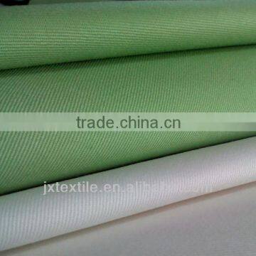 Solid dyed polyester cotton twill fabric 21s*21s