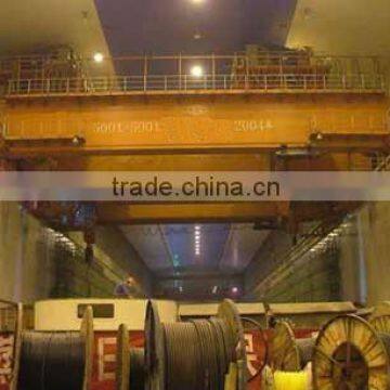 500+500t hydropower station double hook bridge crane