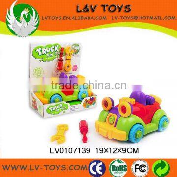 Intelligence DIY Car,Education take apart vehicle toy