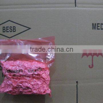 grade powder free/ anti-static/ESD latex finger cot pink color