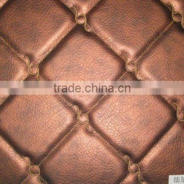 Decoration PU Leather for wardrobe door and wall