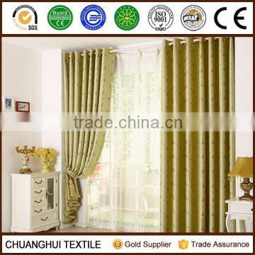 new arrival two sides jacquard blackout fabric for curtains