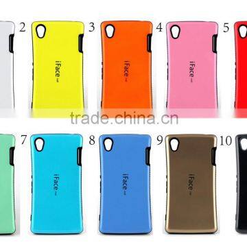 Various color Iface mall case for Sony Z3, factory price phone case for Sony Z3