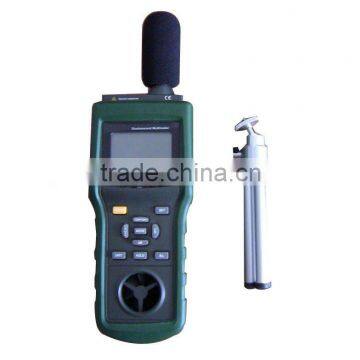 MS6300 6 IN1 Multifunctional Electrical Meter Temperature Humidity Meter,Anemometer,Sound Level Meter