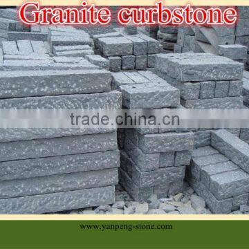 black granite curbstone