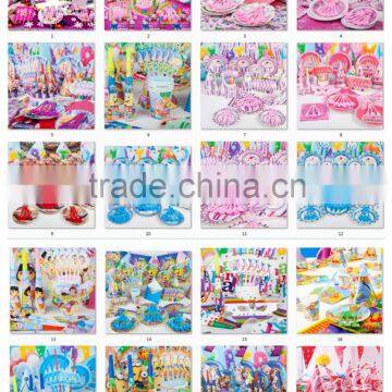 The princess and the prince's theme birthday party decorations sets-Hot Pink Theme Birthday Party suppliers Clubhouse