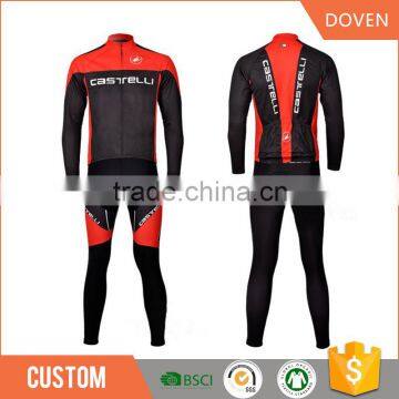 Sublimation printing cycling set/team cycling clothing