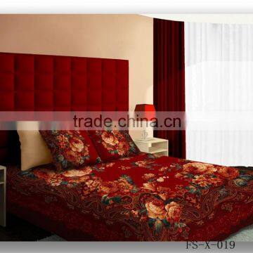 luxuary 100%cotton 3d wedding series duvet cover