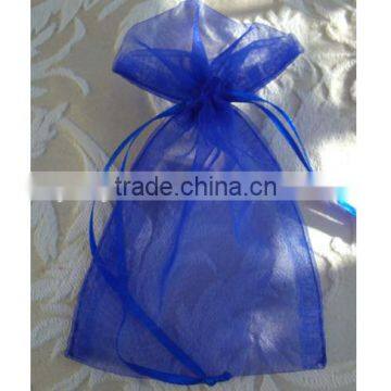 8" x10" Royal Blue Sheer Gift Favor Organza Bags