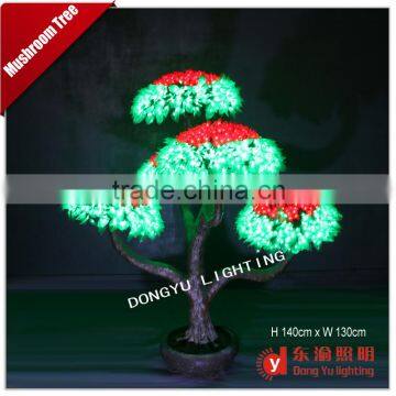 led simulation bonsai tree mushroom tree cherry blossom tree