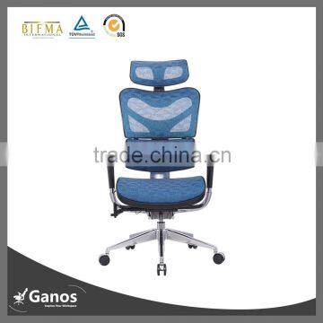 Comfortable Armless Alumilum Base Office Chairs