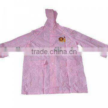 children plastic rain wear/rain coat/rain suit