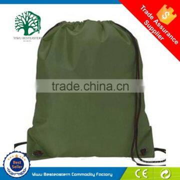 School Sports Gym Drawstring Bag , polyester bag